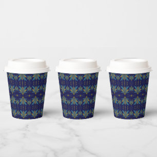 Fairy Stars Navy Paper Cups