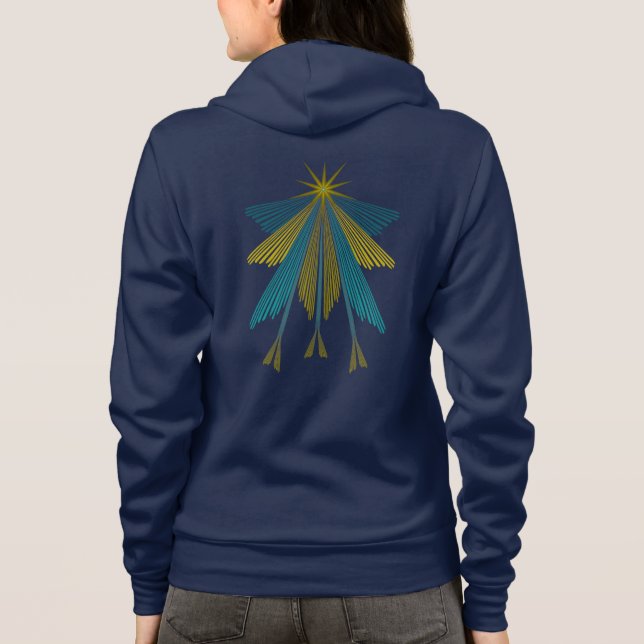 Fairy Stars Zip Hoodie (Back)