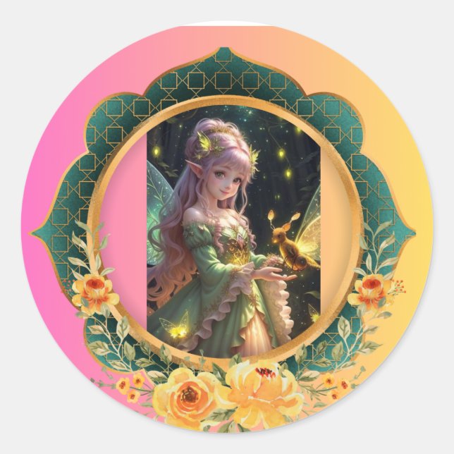 Fairy stickers for kids gift  (Front)