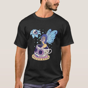 Fairy Sugar Skull Mug Butterfly Tea Pot Witch Magi T-Shirt
