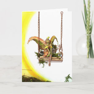 Fairy Swing, Blank Card