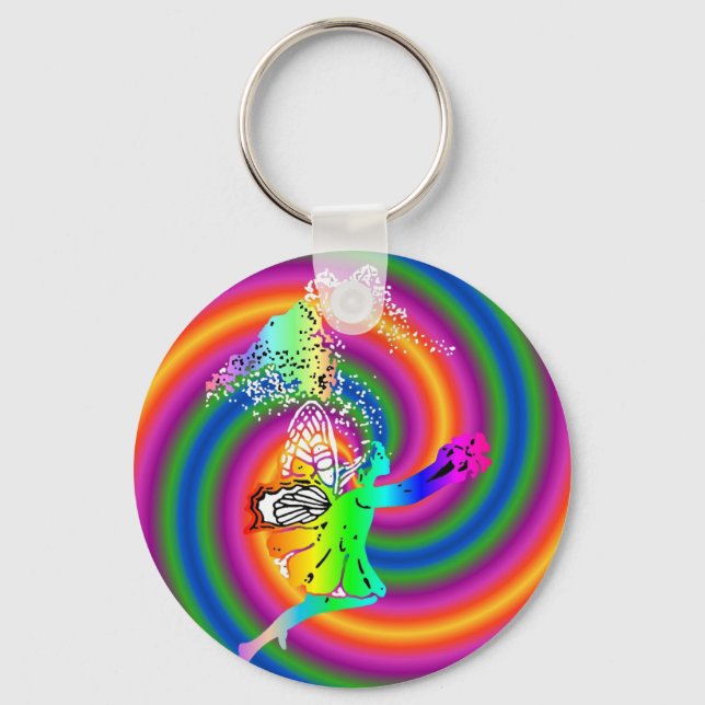 fairy swirl key ring (Front)