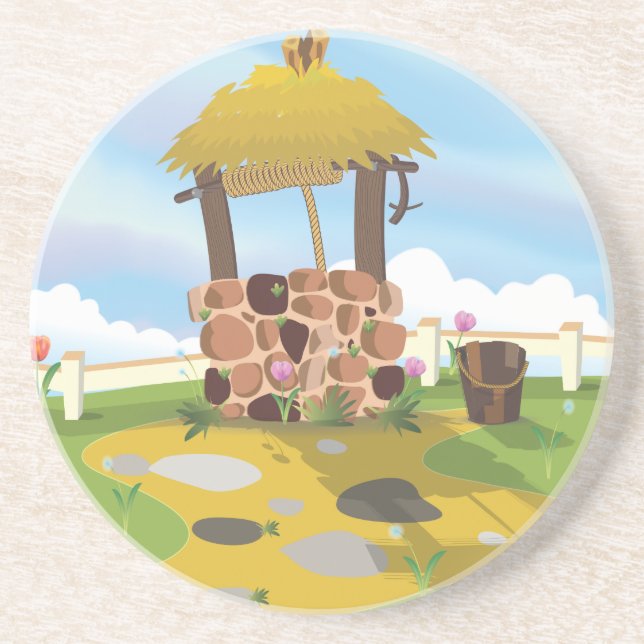 Fairy Tail Well Wishing Well Coaster (Front)