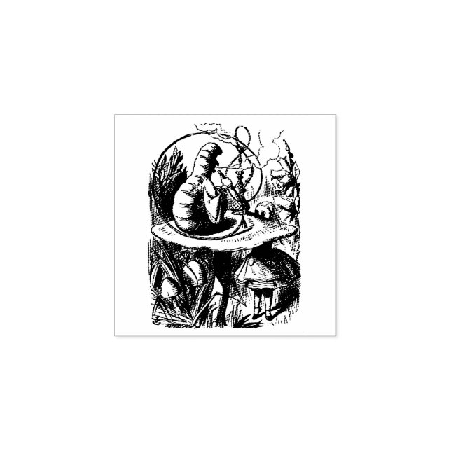 Fairy tale - Alice in Wonderland - Fairy Tales Rubber Stamp (Imprint)