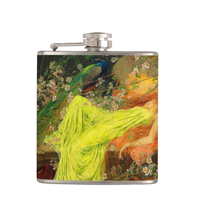 Fairy Tale Arthur Wardle Hip Flask (Front)