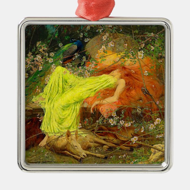 Fairy Tale Arthur Wardle Metal Tree Decoration (Front)
