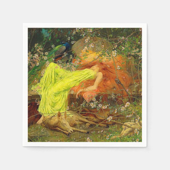 Fairy Tale Arthur Wardle Napkin (Front)