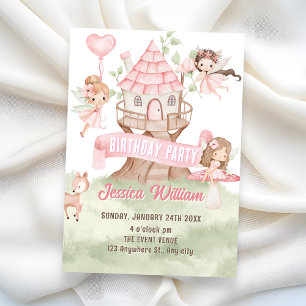Fairy tale birthday invitation