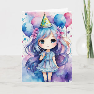 Fairy Tale Birthday Wishes - Customisable  Card