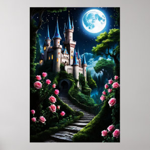 Fairy Tale Castle Fantasy Poster