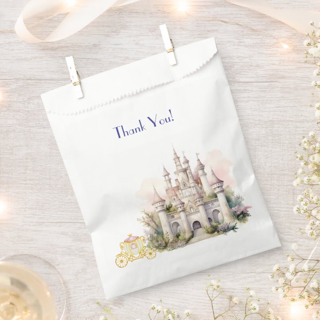Fairy Tale Castle  Favour Bags (Clipped)