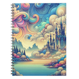 Fairy-tale Castle in Clouds Notebook