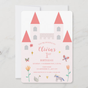 Fairy tale Castle Invitation