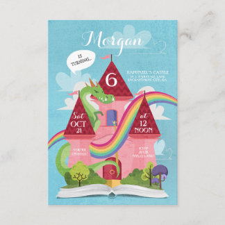 Fairy Tale Castle Princess Birthday Party Invite
