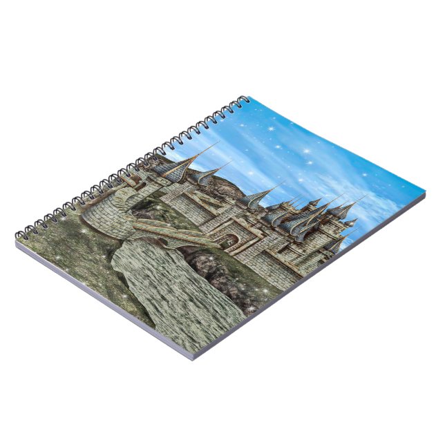 Fairy Tale Castle Spiral Notebook (Left Side)