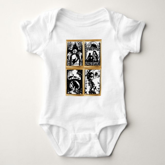 Fairy Tale Collection  Baby Bodysuit (Front)