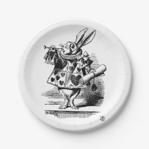 Fairy tale cube - Alice in Wonderland - Fairy Tale Paper Plate