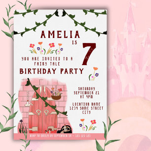Fairy Tale Door Girl Birthday Party Gold