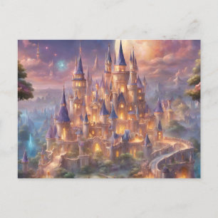 Fairy Tale Dreams Holiday Postcard