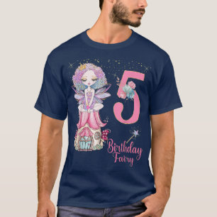 Fairy Tale Fairies Princess Birthday Party 1st 4th T-Shirt