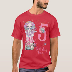 Fairy Tale Fairies Princess Birthday Party 1st 4th T-Shirt