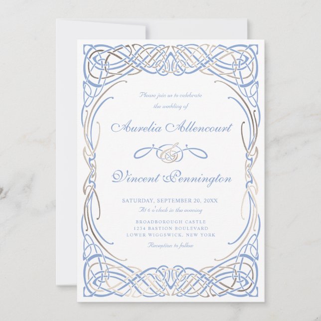 Fairy Tale Fantasy Storybook Wedding Invitation (Front)