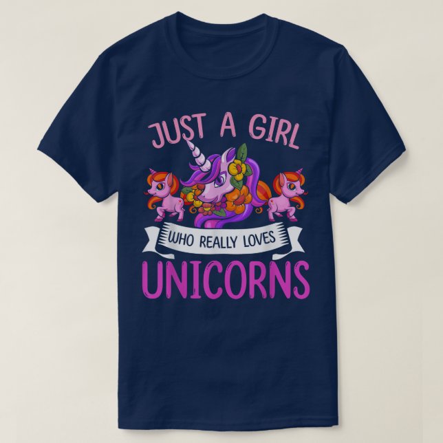 Fairy Tale Girls Magical Animal Lover Women Fantas T-Shirt (Design Front)