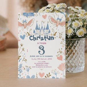 Fairy tale Kids Birthday party  Invitation