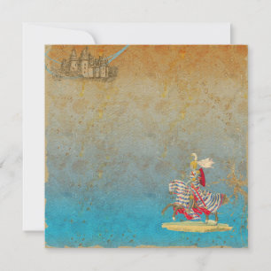 Fairy Tale Knight & Castle Invitation Card