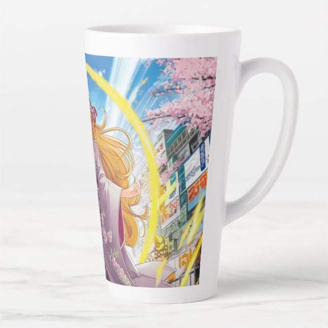 "Fairy Tale Latte Mug Enchanting Design for Your"  (Right)