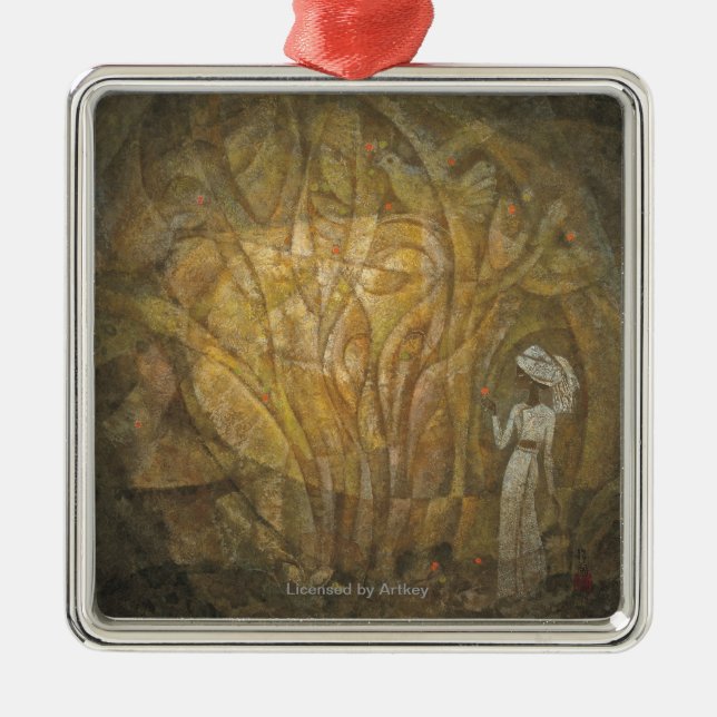 Fairy Tale Metal Tree Decoration (Front)