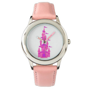 Fairy Tale Pink Princess Castle Watch