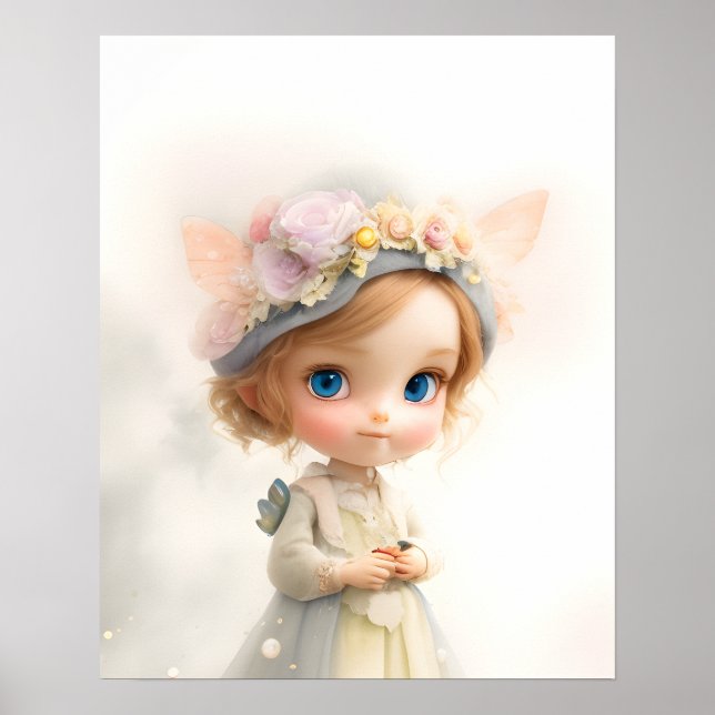 Fairy Tale Princess of Butterflies Poster (Front)