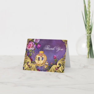 Fairy Tale Princess Thank You Card