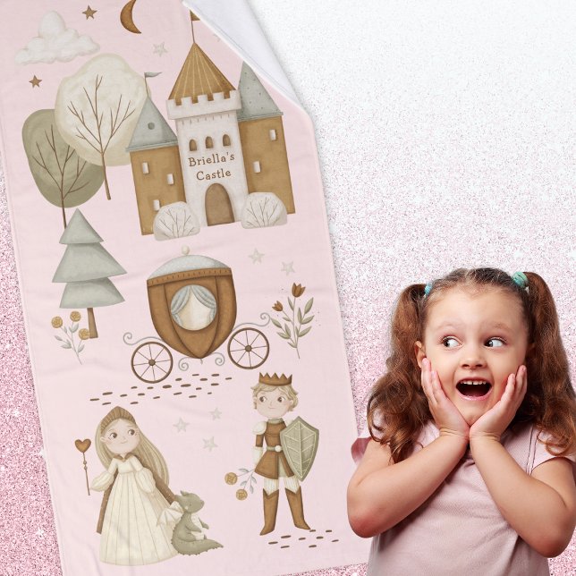 Fairy Tale princess towel set with name (Creator Uploaded)
