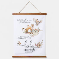 Fairy Tale Pumpkin Fall Baby Shower Welcome 
