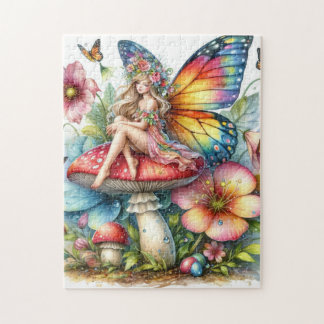 Fairy tale puzzle with fairy colours puzzle