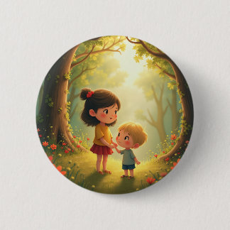 Fairy tale Round Button