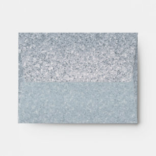 Fairy Tale Silver Glitter Sparkle Party Invitation Envelopes