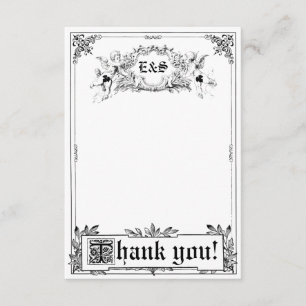 Fairy Tale Storybook Wedding Thank You Cards