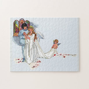 fairy tale wedding jigsaw puzzle