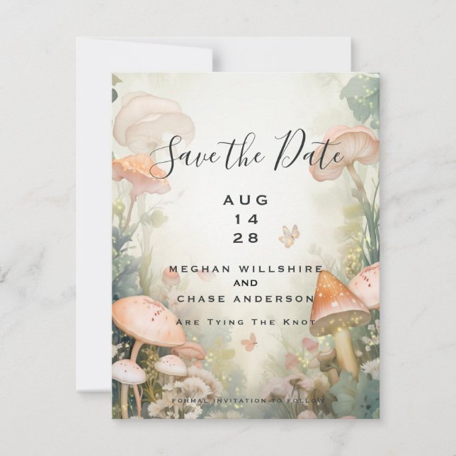 Fairy Tale Woodland Fairycore Romance Invitation (Front)