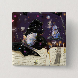 Fairy Tales! 15 Cm Square Badge