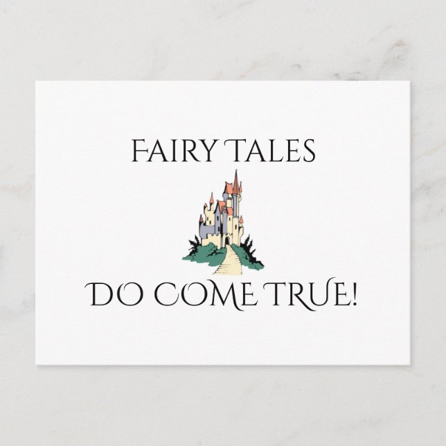 Fairy Tales Do Come True Postcard (Front)