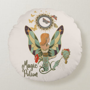 Fairy Tales & Magic Moments Round Cushion