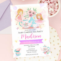 Fairy Tea Party Enchanted Garden Magical Birthday