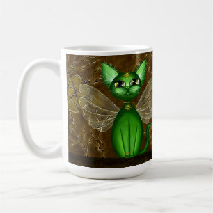 Fairy Temple, Fantasy Fairy Kitty Coffee Muff Mug