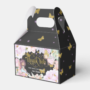 Fairy themed, enchanted garden party birthday favour box
