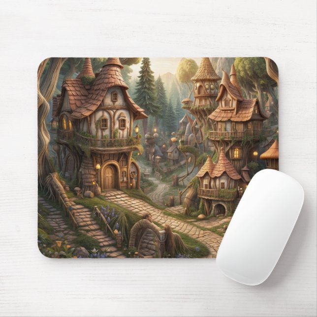 Fairy town mouse pads (With Mouse)
