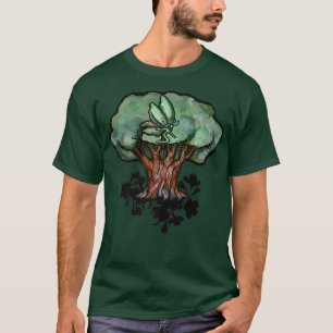 Fairy Tree Art green nature lovers fairies druid d T-Shirt